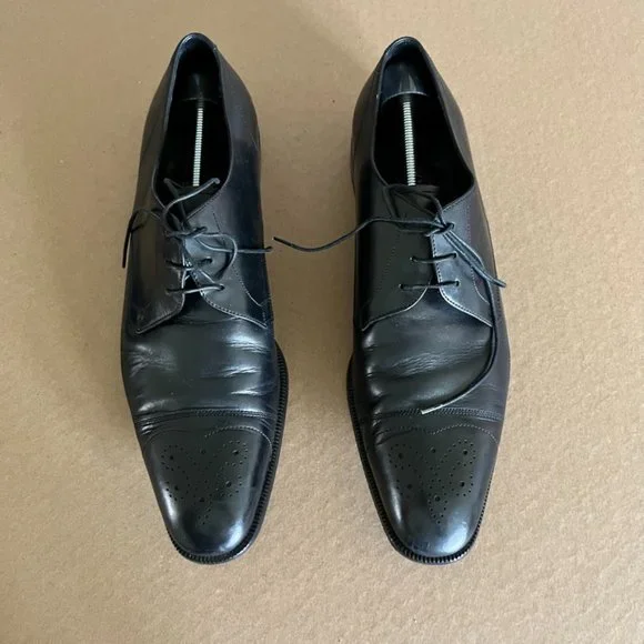 Salvatore Ferragamo Toe Cap Lace Up Dress Shoe s-l400.jpg main image 4